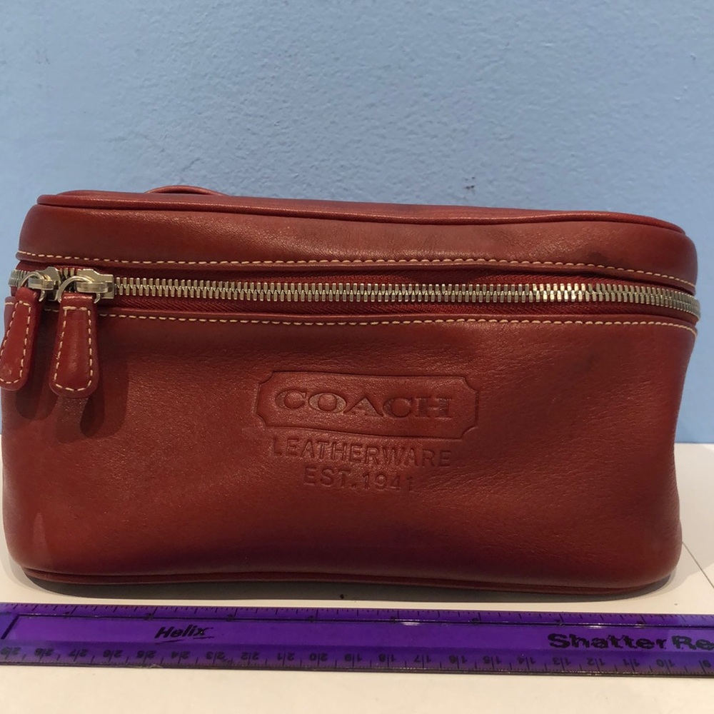 Used Coach Make Up Bag